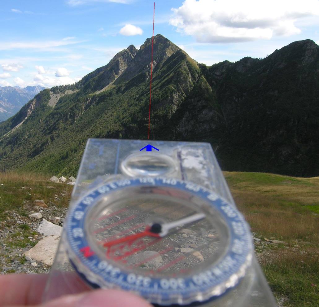 Compass and the map. Used with Creative Commons Attribution-Share Alike 3.0 license . Origin picture: http://en.wikipedia.org/wiki/File:CompassUseTargetMarked.jpg